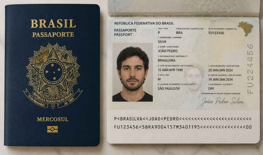 Imagem Passaporte visto americano